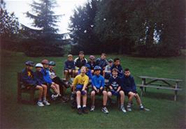 The group at St Briavels Castle youth hostel
